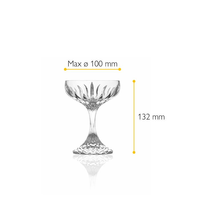 Petite Champagne Tower Set of 11 Coupes