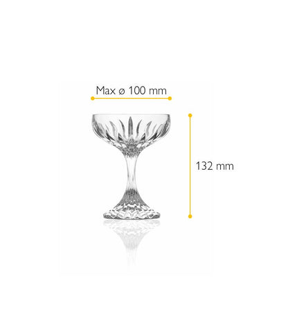 Petite Champagne Tower Set of 11 Coupes